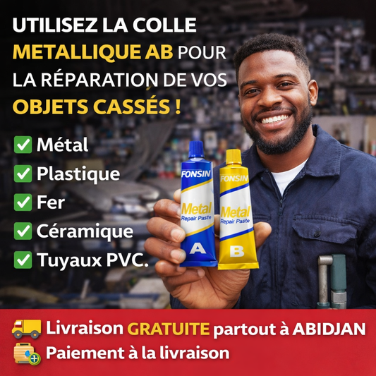 🧨 Colle Métallique AB : Réparez sans soudure en quelques minutes !